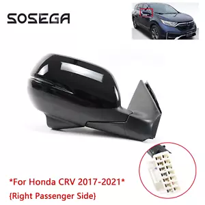 Fits For Honda CRV 2017-2021 Right Side View Mirror W/Camera 13 Wires Power Fold - Picture 1 of 8