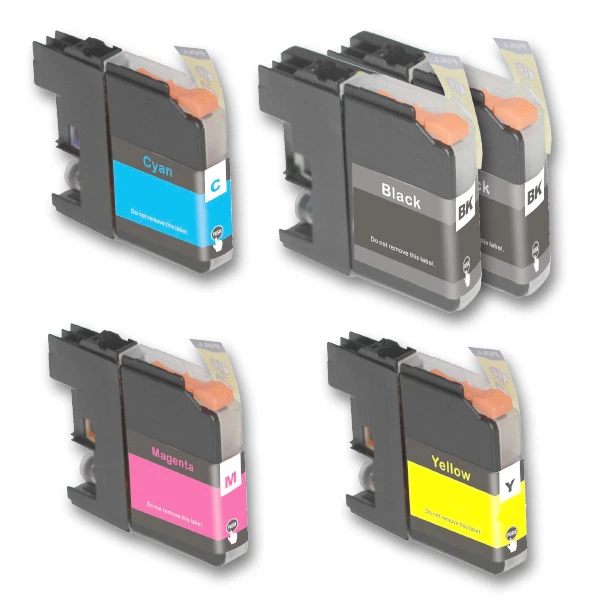 5 Druckerpatronen kompatibel mit Brother DCP-J4120DW DCP-J562DW MFC-J880DW - Bild 1 von 1