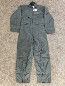 US Air Force Flyers Coveralls 36S Flight Suit Sage Green CWU-27/P USAF Military - Picture 1 of 5