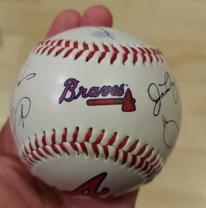 Atlanta Braves Autograph Signed 2002 All-Star Game Baseball 19 signatures team - Picture 1 of 8