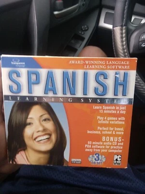 Encore Spanish Learning System - 3 PC Windows and Mac CD-ROM Set -New-Sealed- - Image 1 of 2
