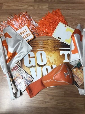 Lote de 15 piezas de calcetines de club de golf Tennessee Vols, banderas de ventana y más usados Foto 1 de 4