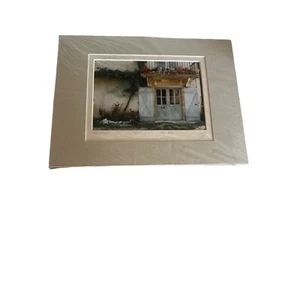 Dennis Craig Rosen "Flower Balcony" Fine Art Photography Print Numbered Matted - Picture 1 of 9