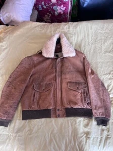 Reed Vintage leather and wool jacket. Removable wool collar and wool liner - Picture 1 of 12