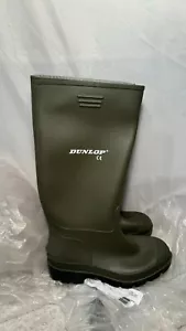 Dunlop Green Wellies UK 3 /36 Pricemastor Unisex Knee High Wellington Rain Boots - Picture 1 of 12