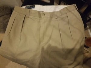 Mens Polo Ralph Lauren Pants Khaki 34 X 32  - Picture 1 of 4