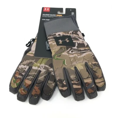 Under Armour Mens Gore-Tex Mid Season Windstopper Hunt Gloves Small 1318575-999 - Image 1 of 4