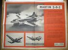 1950 MARTIN 2-0-2 AIRLINE AIRCRAFT Original British Poster
