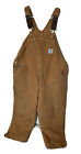 Vtg 90S Carhartt Mens 44X30 Spell Out Insulated Knee Patch Distressed Coveralls