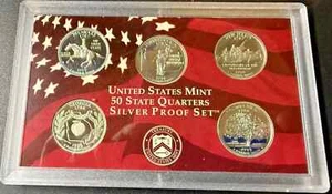 1999 United States Mint 50 State Quarters Silver Proof Set - Picture 1 of 2