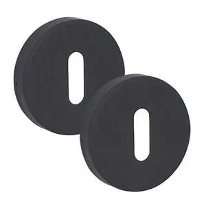 Standard Rosetten Paar 10 mm - mattschwarze Oberfläche - Bild 1 von 1