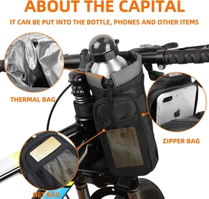 Bike Handlebar Bag Lightweight Waterproof Front Frame Storage Top Tube Bikes ... - Picture 1 of 12