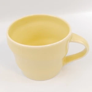 2014 Starbucks Kaffeetasse Buttergelb Swirl Becher 12 Unzen EUC - Bild 1 von 7