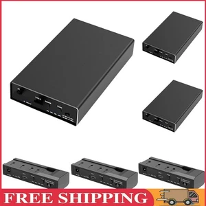 Dual Bay Hard Disk Box Useful M.2 Nvme SSD Case 2.5/3.5inch SATA HDD Enclosure - Afbeelding 1 van 13