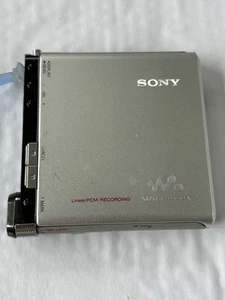 SONY MZ-RH1 Walkman Hi-MD MiniDisc Recorder Player Silver Junk From Japan - Picture 1 of 8