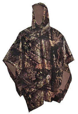 Mossy Oak One Size Fits Most Camouflage Camo Poncho  51451A, NEW Sealed - Image 1 of 4