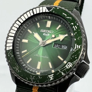 Seiko 5 Sports NARUTO SBSA095 Limited Collaboration Watch wristwatch rare Mens - Picture 1 of 12