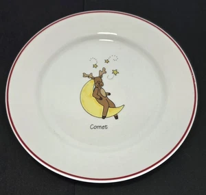 LTD Commodities Babbo Natale Renna Cometa Natale Insalata Piatto Dessert 8,25" Carino - Foto 1 di 8