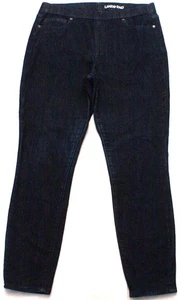 LANDS' END Pull On Skinny Jeans Womens 14, Semi High Rise Elastic Waist (33X29) - Picture 1 of 3