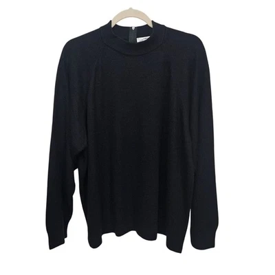 Suéter acrílico negro QVC Stitches in Time para mujer talla grande 2X usado en excelente estado Foto 1 de 4