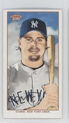 2002 Topps 206 Mini Red Tolstoi Back Jason Giambi #112 - Image 1 of 2