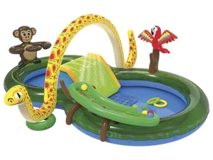 Playtive Kinder Erlebnispool Dschungelwelt, mit Rutsche - B-Ware gut - Bild 1 von 6
