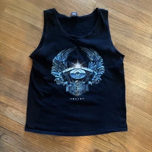 Vintage 90s 1998 Harley Davidson Tank Top “ Heaven ” Size Large Made In USA - Picture 1 of 5