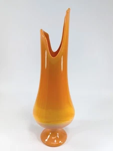 Vintage MCM LE Smith Bittersweet Simplicity Pedestal Swung Vase 14+” - Picture 1 of 4