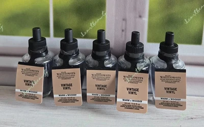 bath and body works vintage vinyl wallflowers home fragrance refill x5 - Image 1 of 2