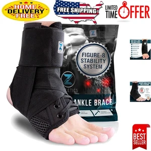 Breathable Anti-Slip Ankle Brace for Football and Basketball – Adjustable Medium - Picture 1 of 8