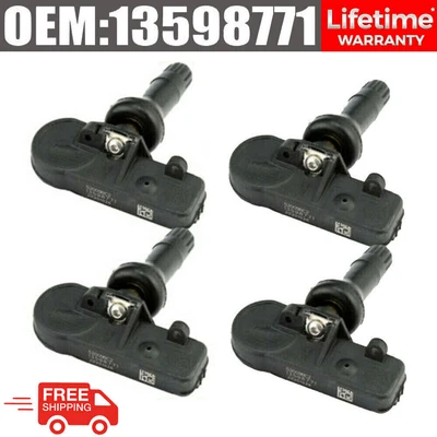 (4) OEM TPMS Tire Pressure Monitoring Sensors for Chevy GMC 13586335/13598771 - Image 1 of 4