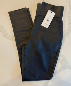 Akira High Waist Faux Leather Black Pants Size M - Picture 1 of 6