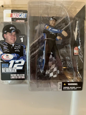 McFarlane NASCAR #12 Ryan Newman Series 1 Alltel No Hat Variant Figure 2003-S Cover