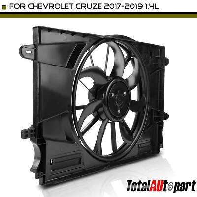 Ventilador de refrigeración del radiador del motor con motor sin escobillas para Chevrolet Cruze 17-19 1,4 L Foto 1 de 4