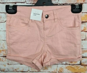 BNWT Girls Sz 9 Anko Rose Cloud 4 Pockets Shorts Adjustable Waist - Picture 1 of 2