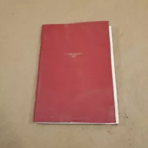 JAGUAR XKE E-TYPE 4.2 OPERATING MAINTENANCE AND SERVICE HANDBOOK OEM E/131/1. - Picture 1 of 11