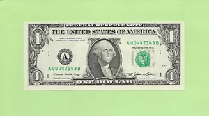 1985 ..UNCIRC 1 $ A 0044 7143 B .... 1985 1 $ A-B NICE NOTE FRN - Bild 1 von 2