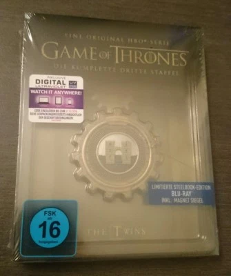 Game of Thrones Staffel 3 Steelbook Magnet Haus Lannister  DEUTSCH Limited - Bild 1 von 2