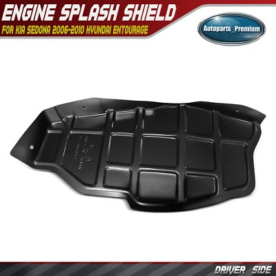Driver Plastic Engine Splash Shield for Kia Sedona Hyundai Entourage 3.5L 3.8L - Image 1 of 4