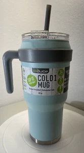 NEW Reduce 40 oz. Cold 1 Stainless Steel Travel Mug Tumbler One Size Mint blue - Picture 1 of 6