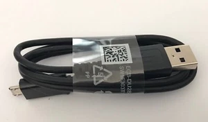 DESTOCKAGE NEUF : CABLE CHARGEUR USB OFFICIEL SAMSUNG NOIR @ GALAXY, NOTE @ NEW - Photo 1/5