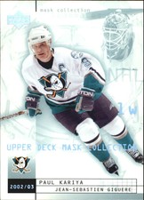 A9024- 2002-03 UD Mask Collection Hk Cards 1-180 -You Pick- 10+ FREE US SHIP