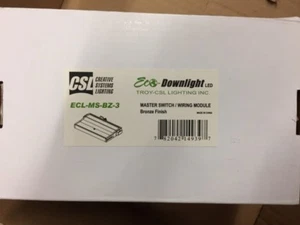 Interruptor maestro de luz LED para debajo del gabinete CSL Creative Systems Lighting ECL-MS-BZ-3 - Imagen 1 de 3