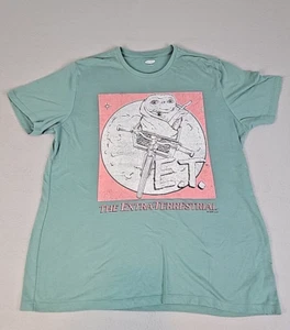ET Old Navy T-Shirt Herren Gr. XL Kurzarm Extra Terrestrial Grün - Bild 1 von 9