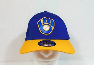 New Era MLB Milwaukee Brewers 2018 Gorra Sombrero Ajustado 39THIRTY Med-Lrg NUEVO 11572181 - Imagen 1 de 6