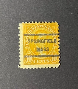 Springfield, Massachusetts Type 71 Precancel - 10 cents Monroe - U.S. #642 - MA - Picture 1 of 1