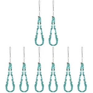  Set of 4 Handyriemen Handy-Perlenriemen Kristall-Telefonarmband Fräulein Mutter - Afbeelding 1 van 12