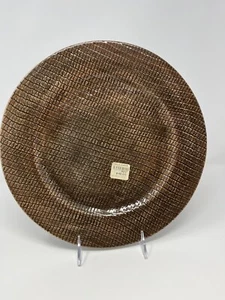 Vietri Moda Schlangenleder 12 Zoll Übergroßer Speiseteller. Nagelneu - Bild 1 von 12