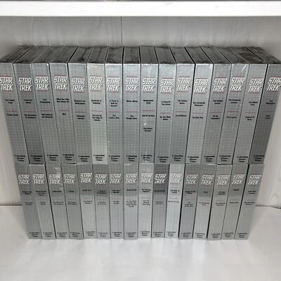 NEW Star Trek: The Original Series Collector's Edition Set 32 VHS Columbia House - Image 1 of 4