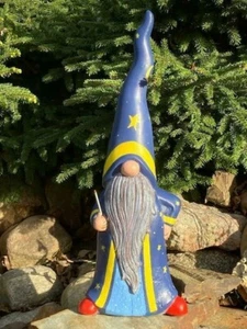 Mould To Make This Large Gnome, Wizard Ornament, Great for Concrete Garden Home - Picture 1 of 9